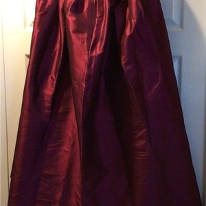Formal full-length skirt.